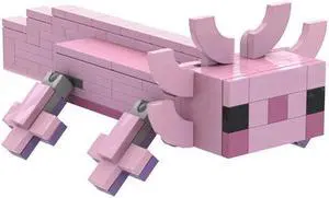 ZITIANYOUBUILD Axolotl Animal Model Building Toys Set 153 Pieces from a Sandbox Game MOC