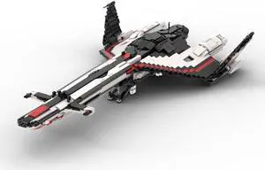 ZITIANYOUBUILD Scout Ship Multipurpose Spaceship Model 1571 Pieces from Shooter Game MOC