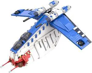 ZITIANYOUBUILD Low Assault Altitude Transport LAAT Muunilinst 10 Ship 1630 Pieces MOC