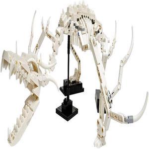 ZITIANYOUBUILD Dragon Fossil Gigantic Dragon Skeleton Model 617 Pieces Building Toys MOC