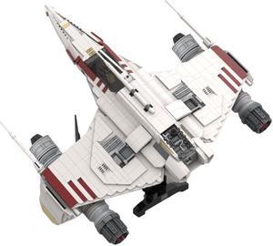ZITIANYOUBUILD Fighter Model with Two A-9X Fusion Turbines 1528 Pieces Building Toys MOC