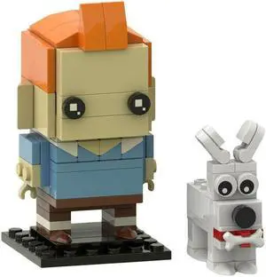 ZITIANYOUBUILD Main Character and Dog Snowy 121 Pieces Building Toys Set MOC