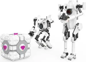 ZITIANYOUBUILD A pair of Bipedal Personality Construct-based Robots 446 Pieces MOC