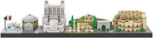 ZITIANYOUBUILD Rome Skyline Architecture Model 373 Pieces for Collection MOC