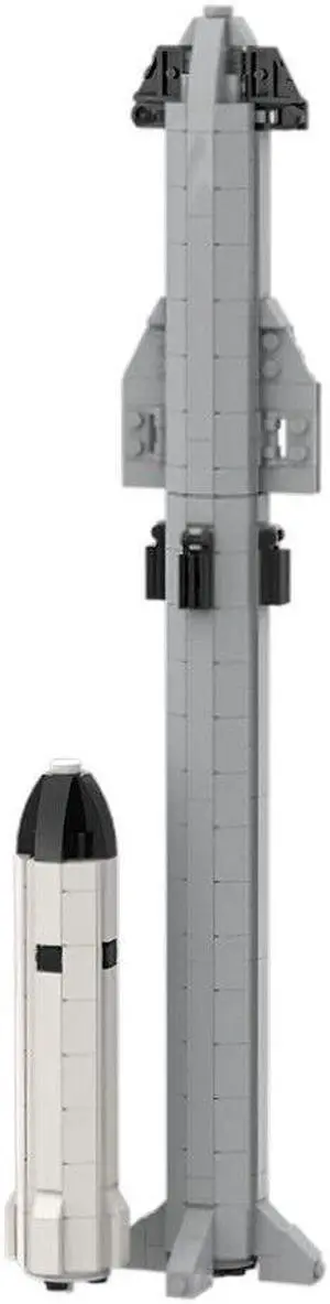 ZITIANYOUBUILD 1:320 Scale Super Heavy Rocket 719 Pieces Building Toys Building Toys MOC