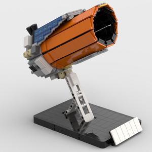 ZITIANYOUBUILD Disused Space Telescope Model in 2009s with Display Stand 1232 Pieces MOC