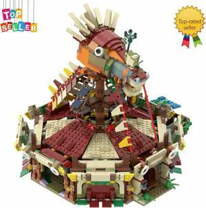 ZITIANYOUBUILD Iconic Stable Horse Head Station from Game 2007 Pieces Building Toys MOC