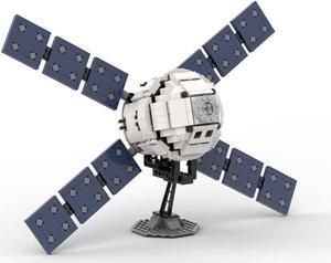 ZITIANYOUBUILD Manned Spaceship Model with AJ10 Engine and Space Capsule 581 Pieces MOC