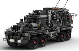 ZITIANYOUBUILD Mad Max The War Rig 8x8 Offroad Truck Model Building Toys Set 1306 Pieces MOC-116001