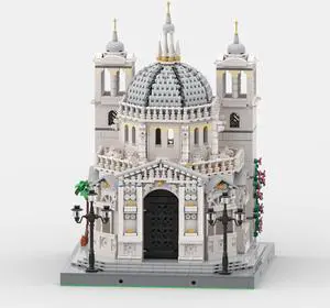 ZITIANYOUBUILD Santa Maria Della Salute Church Modular Baroque Building 4077 Pieces MOC