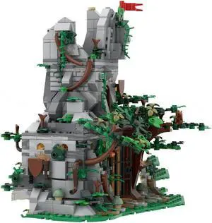 ZITIANYOUBUILD Modular Building Forest Outpost Building Toys Set 849 Pieces MOC
