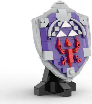 ZITIANYOUBUILD Game Shield Game Props 269 Pieces from Video Game Building Toys Set MOC