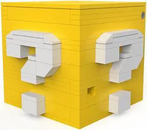 ZITIANYOUBUILD Question Mark Puzzle Box Decryption Box Model 338 Pieces Building Set MOC