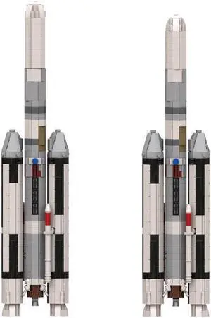 ZITIANYOUBUILD MOC-115393 Space Titan IIIC Rocket Model 1 110 Saturn V scale 898 Pieces for Adults 100% Compatible with LEGO Brand New and High Quality