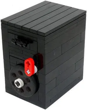 ZITIANYOUBUILD Working Mini Safe Puzzle Box Decryption Box 140 Pieces Building Toys MOC