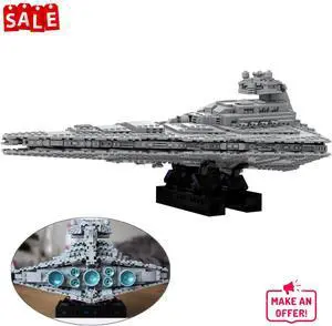 ZITIANYOUBUILD Imperial Star Spaceship with Stand 1459 Pieces from Movie about Star MOC