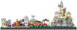 ZITIANYOUBUILD The Journey to School Skyline Architecture Model 415 Pieces MOC