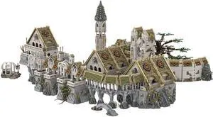 ZITIANYOUBUILD Last Homely House Deep Valley Sanctuary Settlement 21067 Pieces MOC