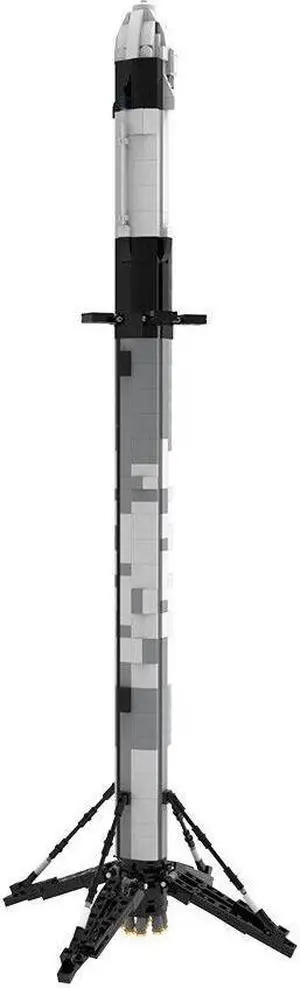 ZITIANYOUBUILD 1:110 Two-stage Rocket Medium-lift Launch Vehicle Rocket 860 Pieces MOC
