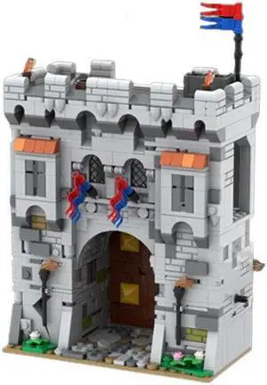 ZITIANYOUBUILD Modular Castle 01 - Gatehouse for Castle / Village Series 722 Pieces MOC