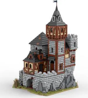 ZITIANYOUBUILD Medieval Castle Model with Interior Modular Building 4228 Pieces MOC