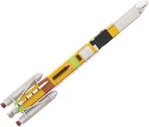 ZITIANYOUBUILD 1:110 H-IIA Japanese Launch Vehicle Model with 2 Boosters 716 Pieces MOC