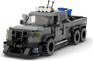 ZITIANYOUBUILD Off-Road Vehicle SUV Model with Openable Doors and Hood 505 Pieces MOC