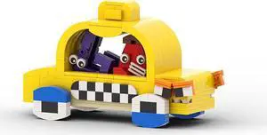 ZITIANYOUBUILD CAB Taxi Model 295 Pieces from Online Video Building Toys Set MOC