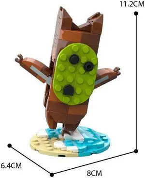 ZITIANYOUBUILD 119 Pieces Brown Korok Ya Ha Ha Building Blocks Toys Set from Game MOC