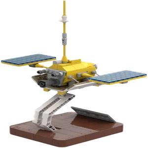 ZITIANYOUBUILD Space Probe Model with Solar Panels and Base 327 Pieces Building Toys MOC