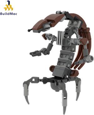 ZITIANYOUBUILD MOC-64737 Star Wars Droideka with Deployed Form and Wheel/Mobility Form 100% Compatible with LEGO Brand New and High Quality