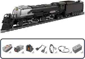 ZITIANYOUBUILD MOC-19554 4014 Big Boy RC Train with Power Functions Motor Kits Toys MOC