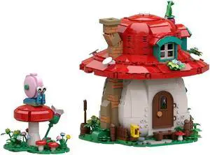 ZITIANYOUBUILD Mushroom House Model 1048 Pieces Building Kit for Kids and Adults MOC