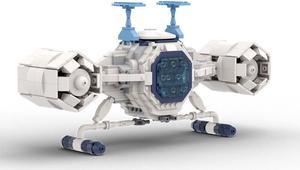 ZITIANYOUBUILD Small Auxiliary Ship 1030 Pieces from TV Series about Future MOC