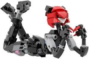ZITIANYOUBUILD Micro Female Robot with Cat Ears Building Toys Set 231 Pieces MOC