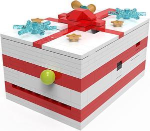 ZITIANYOUBUILD Christmas Card Box Decrypt Box Model 364 Pieces Educational Toys MOC