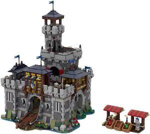 ZITIANYOUBUILD MOC-80329 Medieval Fortress Model Modular Building 3028 Pieces Building Toys MOC
