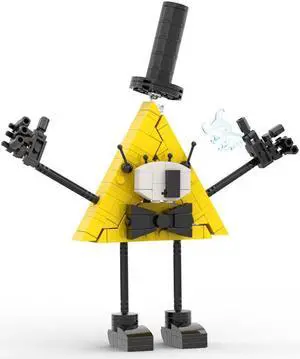 ZITIANYOUBUILD A Triangular Inter-dimensional Demon 444 Pieces Building Toys Set MOC