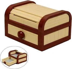 ZITIANYOUBUILD MOC-78298  Tambour Box Case / Storage Box Jewelry Box 552 Pieces Building Kit MOC