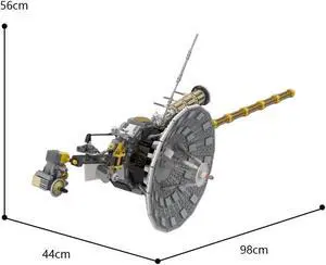 ZITIANYOUBUILD MOC-71157 Farthest Spaceship Spacecraft from Earth 1903 Pieces Building Toys MOC