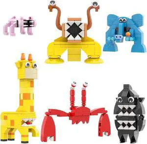 ZITIANYOUBUILD 6-in-1 Game Characters Tiny Monsters 492 Pieces Building Toys Set MOC