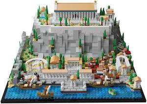ZITIANYOUBUILD MOC-117805 Acropolis of Athens Ancient Citadel 1940 Pieces for Adults 100% Compatible with LEGO Brand New and High Quality