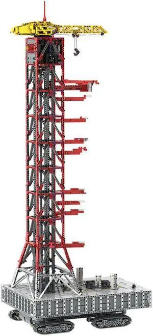 ZITIANYOUBUILD MOC-60088 Launch Tower Mk I with Motorized Crawler for Saturn V 21309 92176 MOC
