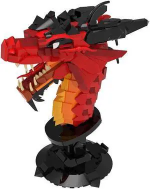 ZITIANYOUBUILD Chixiao Red Dragon Model Building Toys Set 762 Pieces for Kids MOC