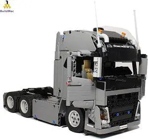 ZITIANYOUBUILD MOC-37849 FH Cab Tractor Truck with HOG Steering 1073 Pieces Building Toys Set MOC