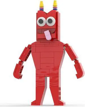 ZITIANYOUBUILD Kindergarten Red Monster Model 134 Pieces from Horror Game MOC