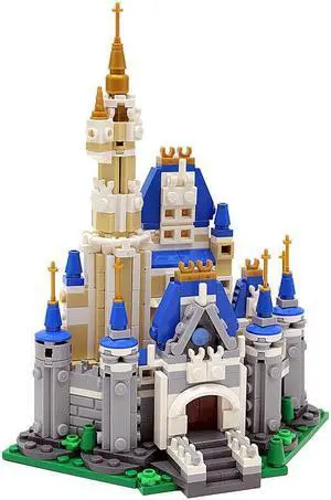 ZITIANYOUBUILD MOC-12492 A Miniature Sized Castle Landmark Symbol of Theme Park 425 Pieces MOC