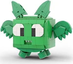 ZITIANYOUBUILD Green Pet Dragon Model from Video Game Gift for Kids 273 Pieces MOC