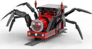 ZITIANYOUBUILD Spider Legs Train with Rails from Horror Game 1502 Pieces MOC