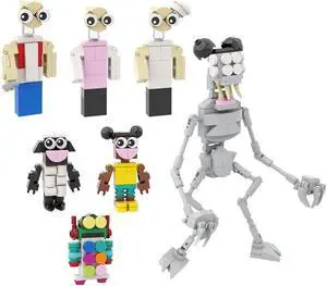 ZITIANYOUBUILD 7-in-1 Titular Characters in the Indiehorror Game 312 Pieces MOC